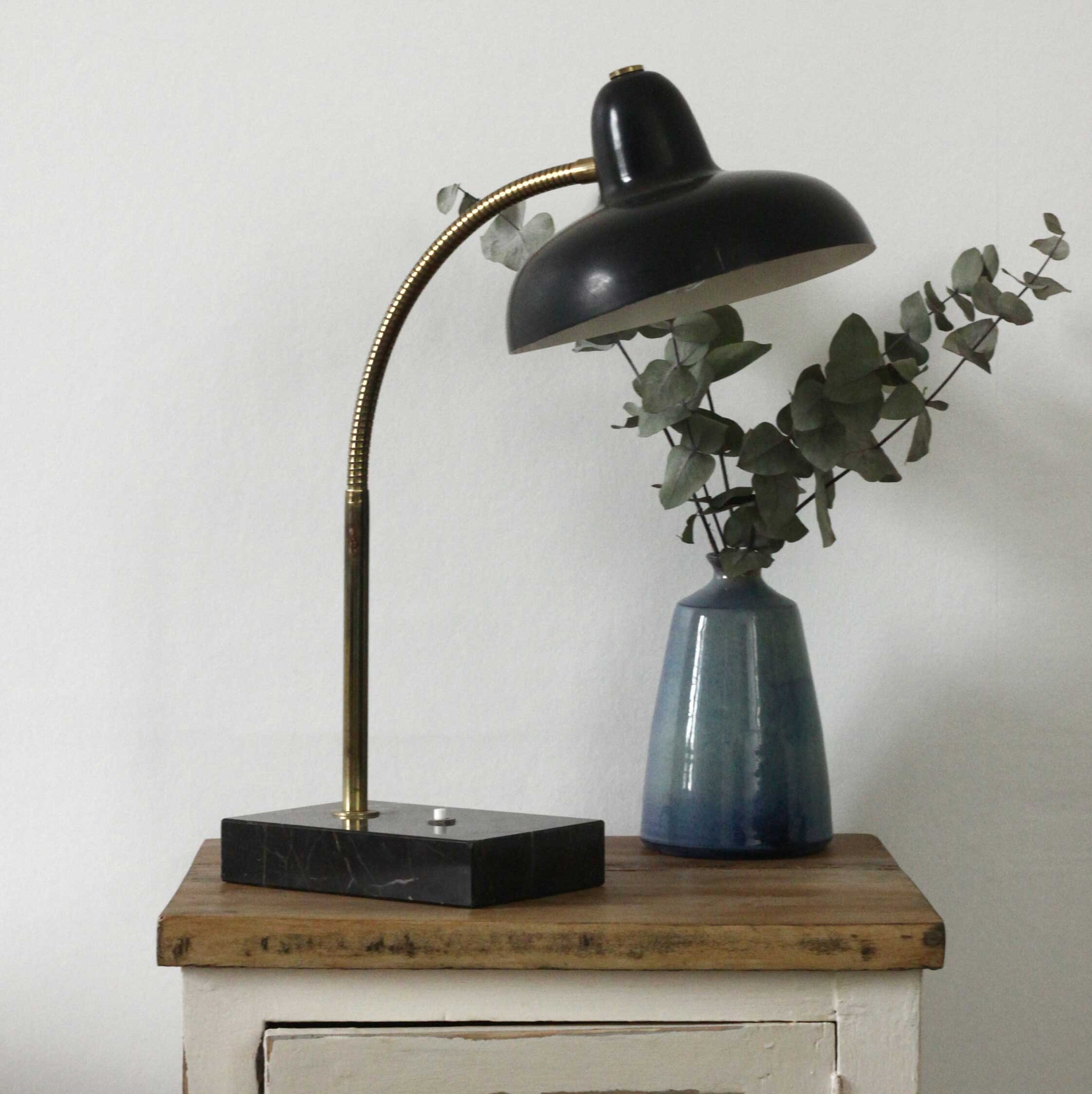Vintage marble lamp