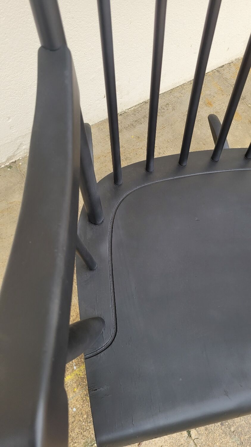 Vintage rocking chair rocking chair 1950 black