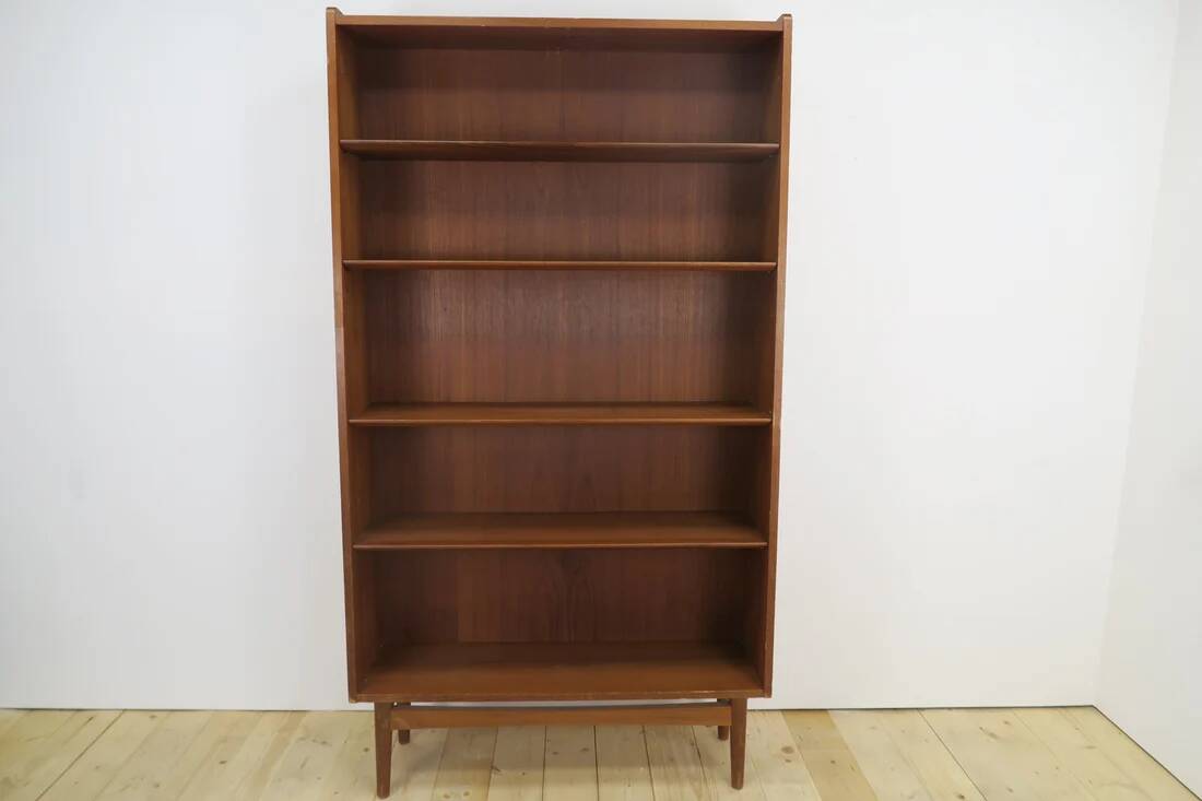 Teak Mid-Century Bookcase – Johannes Sorth (Denmark, 1960s)