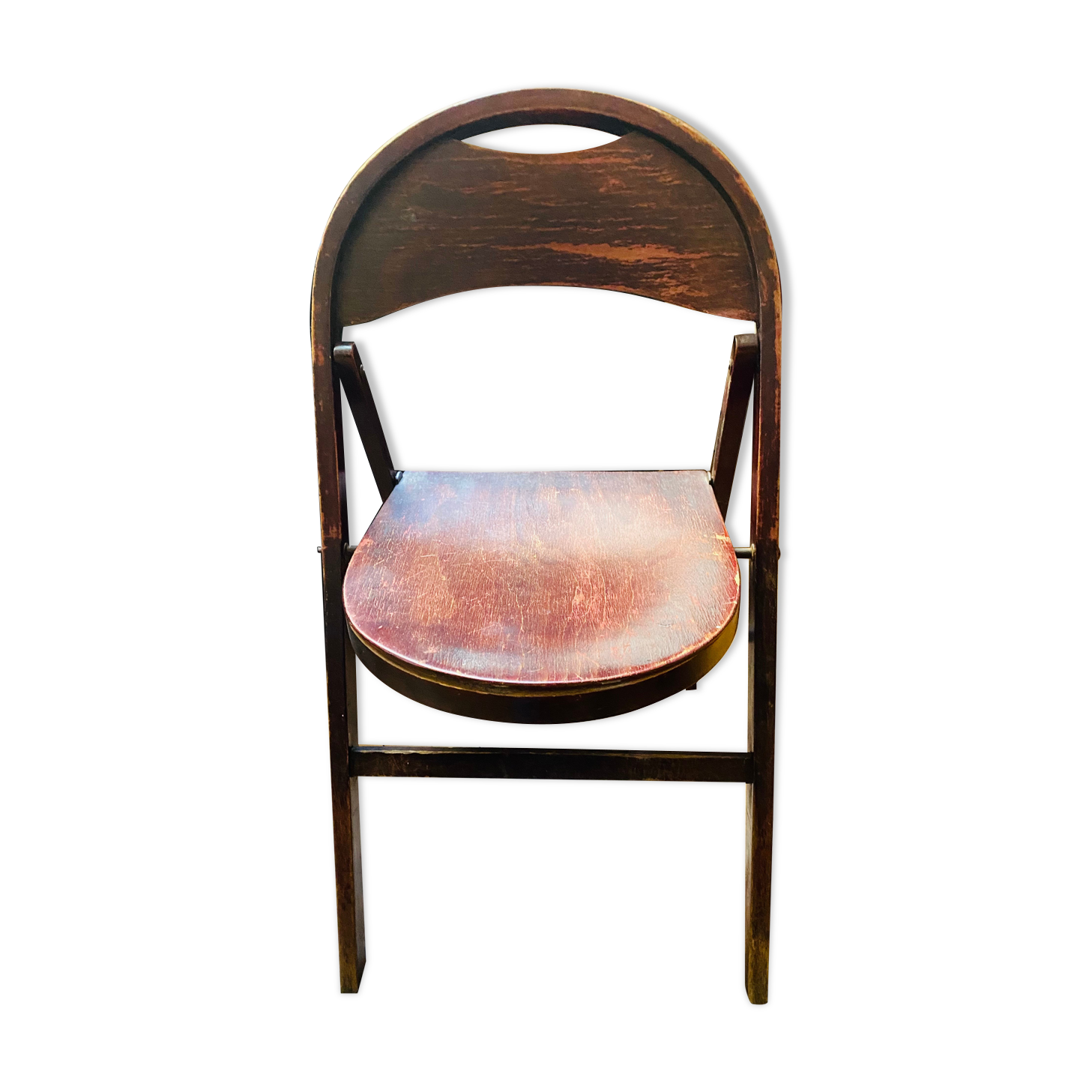 Folding chair THONET model 751 mahogany color