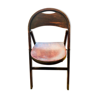 Folding chair THONET model 751 mahogany color
