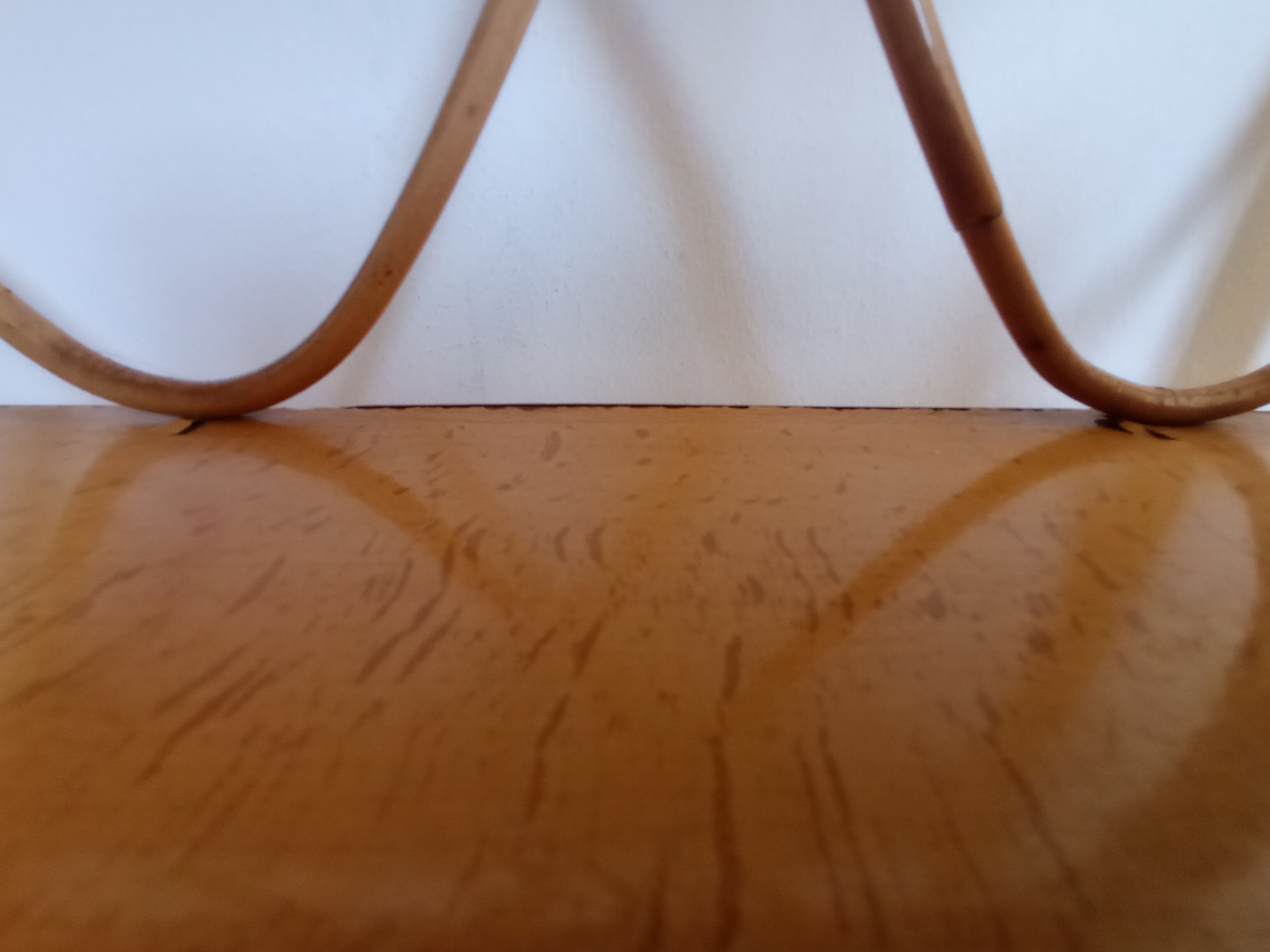 Set of bamboo shelves