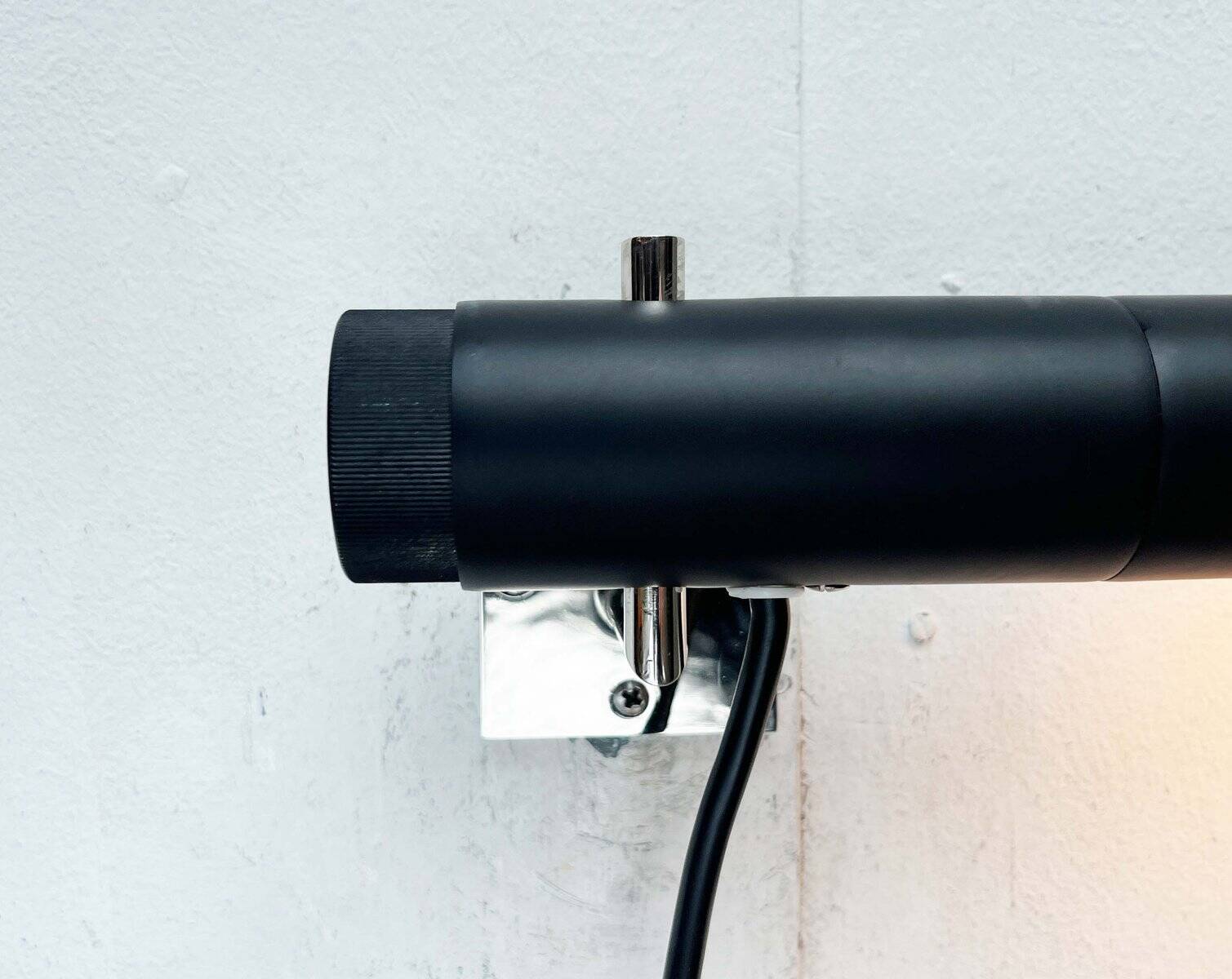 Mid-century minimalist wall lamp attributed to Egon Eiermann for Beisl, 1960s.