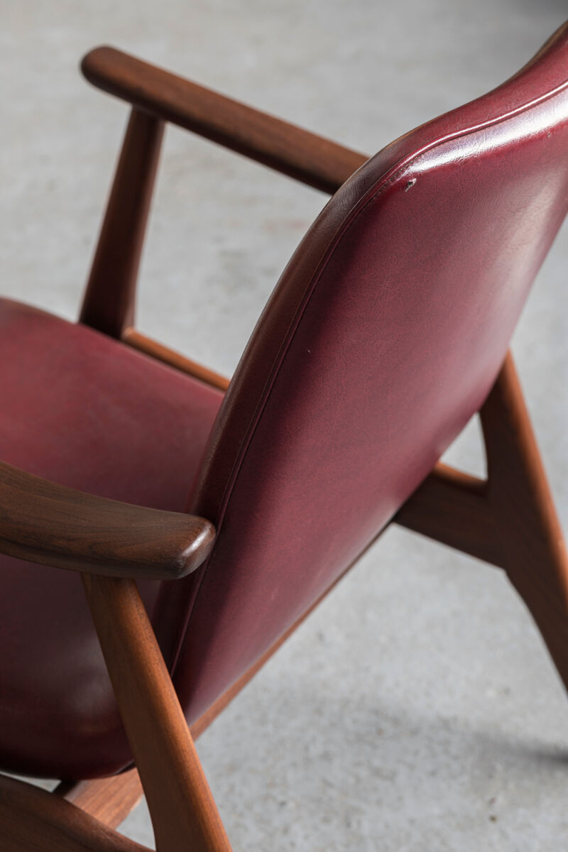 Set easy chairs by louis van teeffelen for wébé, dutch design, 1960s