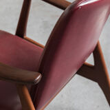 Set easy chairs by louis van teeffelen for wébé, dutch design, 1960s