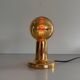 Simple table lamp in gilded porcelain by Philips NTD, 1960s, Germany.