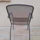 6 vintage garden armchairs iron metal chairs