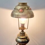 Lampe style art nouveau laiton