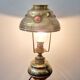 Art Nouveau style brass lamp