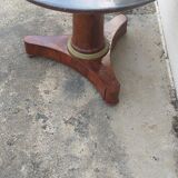 Monopod empire pedestal table