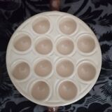 Set of 2 ceramic snail dishes