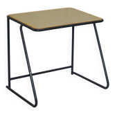 Stackable British military office table in stainless steel