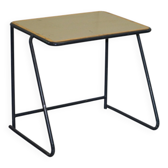 Stackable British military office table in stainless steel