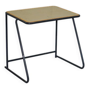 Stackable British military office table in stainless steel