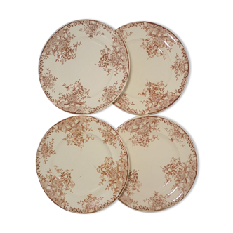 Set of 4 dessert plates