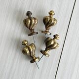 Small old metal tips for stairs