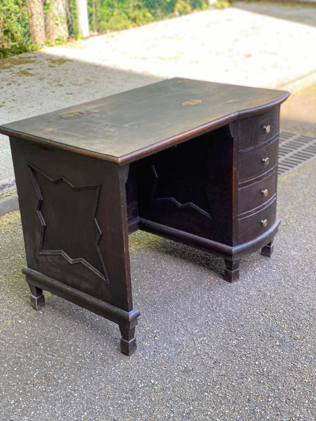 Bureau de changeur Louis XIV du 18ème siècle