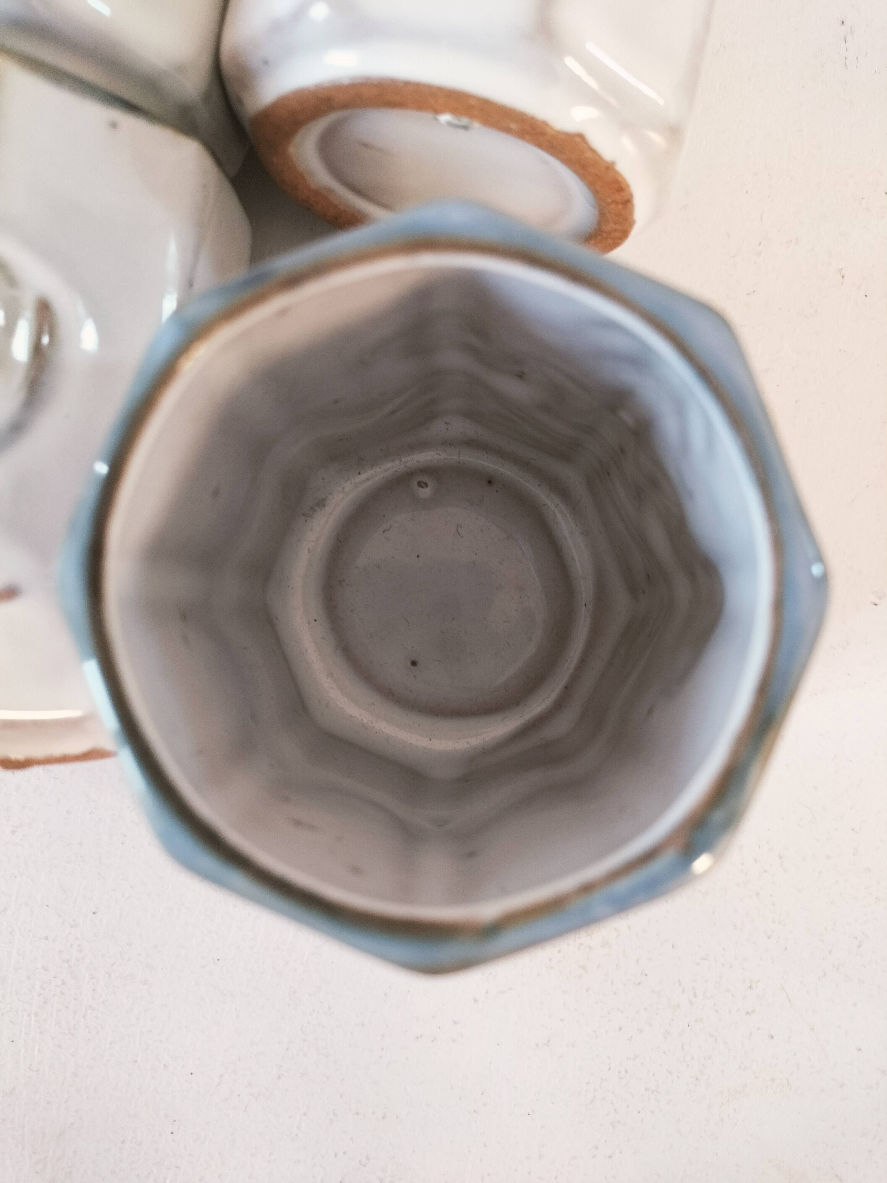 Set of 6 small vintage ceramic cups - Hygge & Lagom spirit