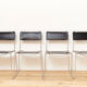 Leather dining chairs by Giandomenico Belotti  for Alias