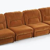 Modular sofa, 4 modules. Edition Lev & Lev 1970.