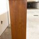 Wardrobe 1970 teak 4 doors half wardrobe half shelf 182 cm