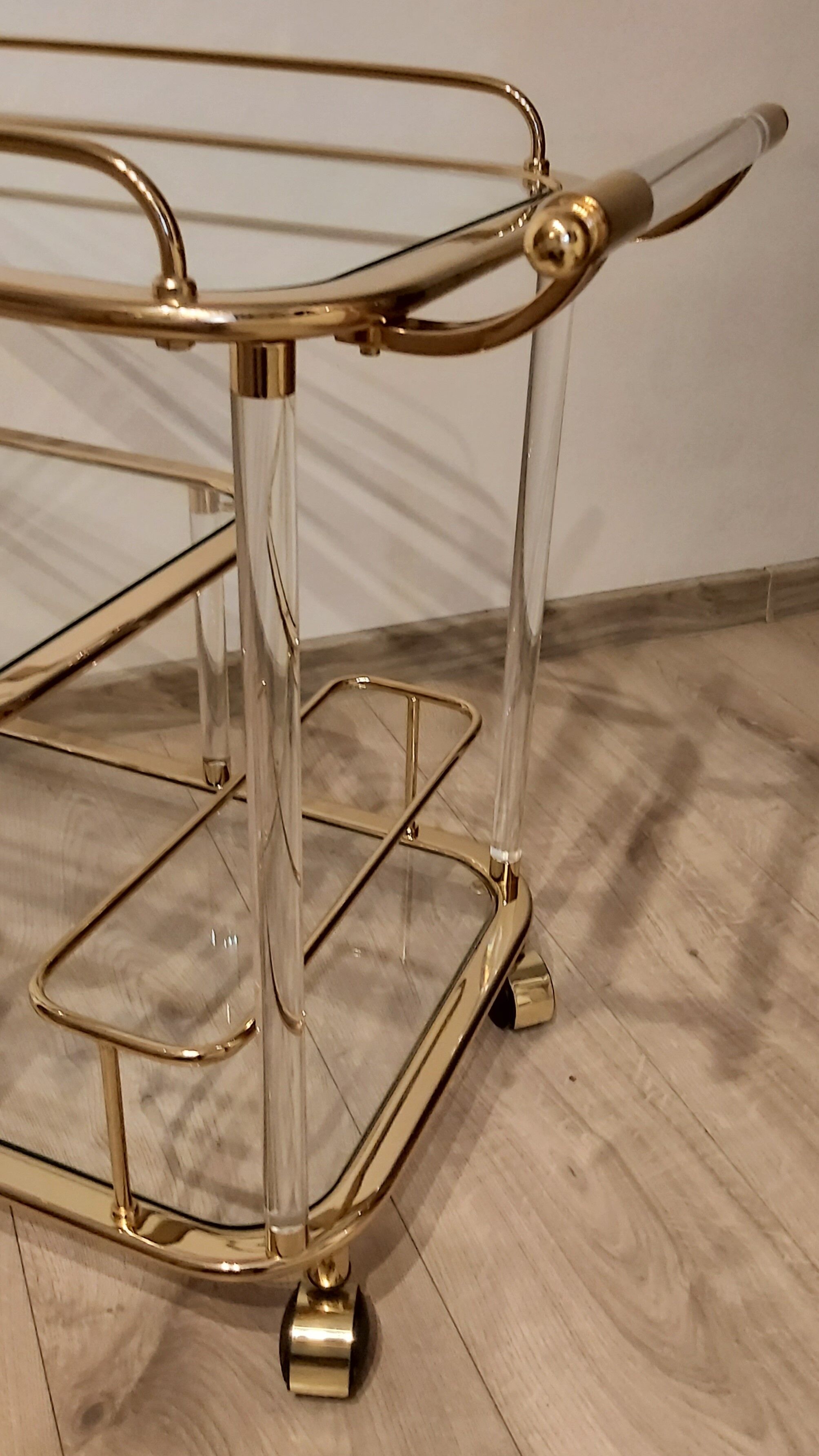 Bar cart, designed by F. Orsenigo, Orsenigo, Italy, 1980s