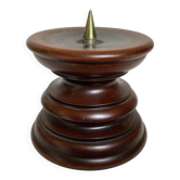 Wooden candlestick