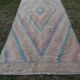 Tapis de couloir turc vintage 144x337 cm