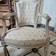 Pair of Louis XVI style armchairs