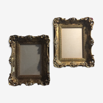 Old gilded frames with mouldings