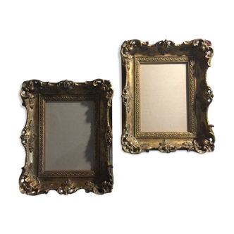 Old gilded frames with mouldings