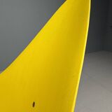 Yellow Tripod Lounge Chair by Ed Merat, France 1956