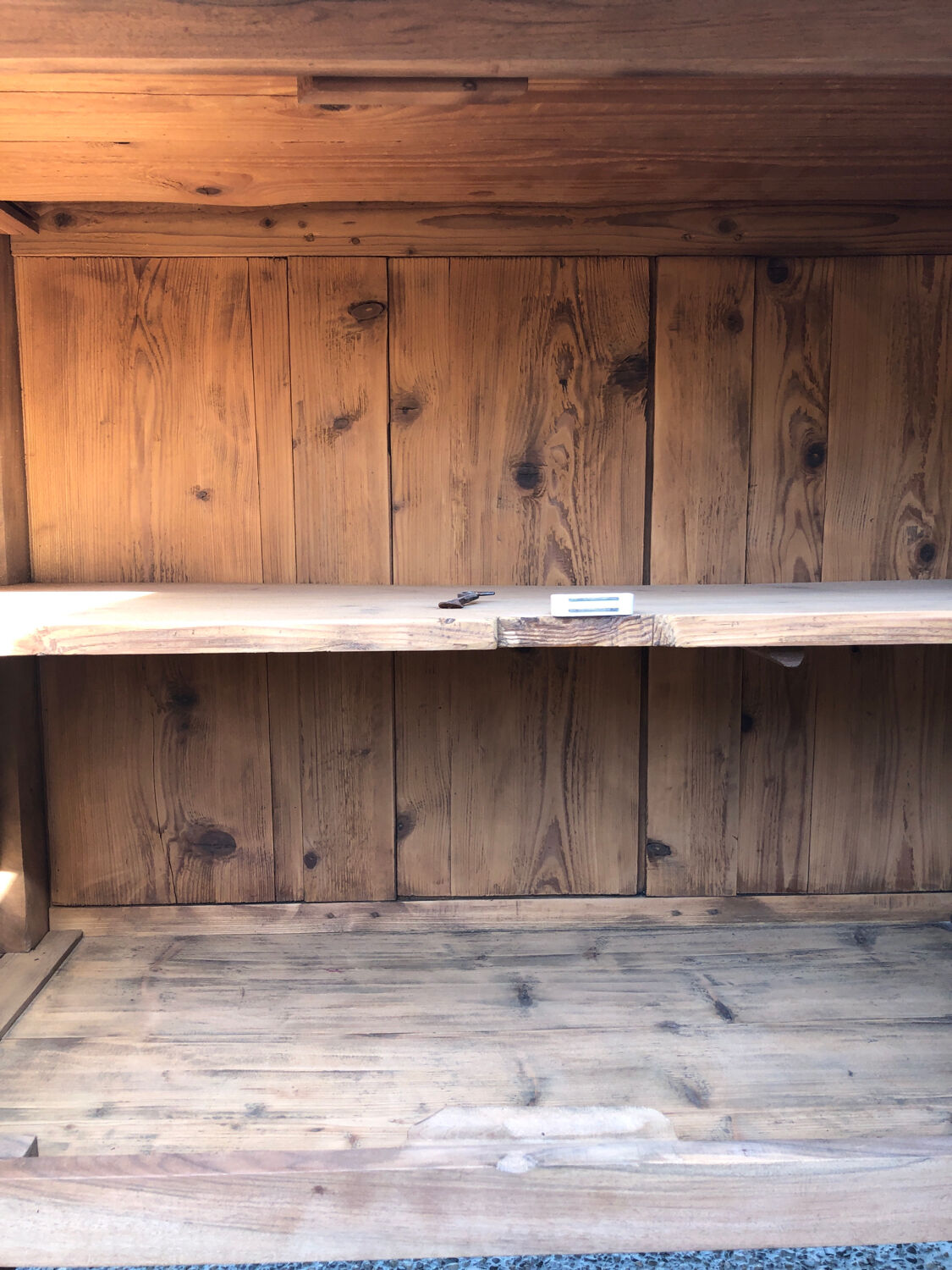 Solid walnut sideboard