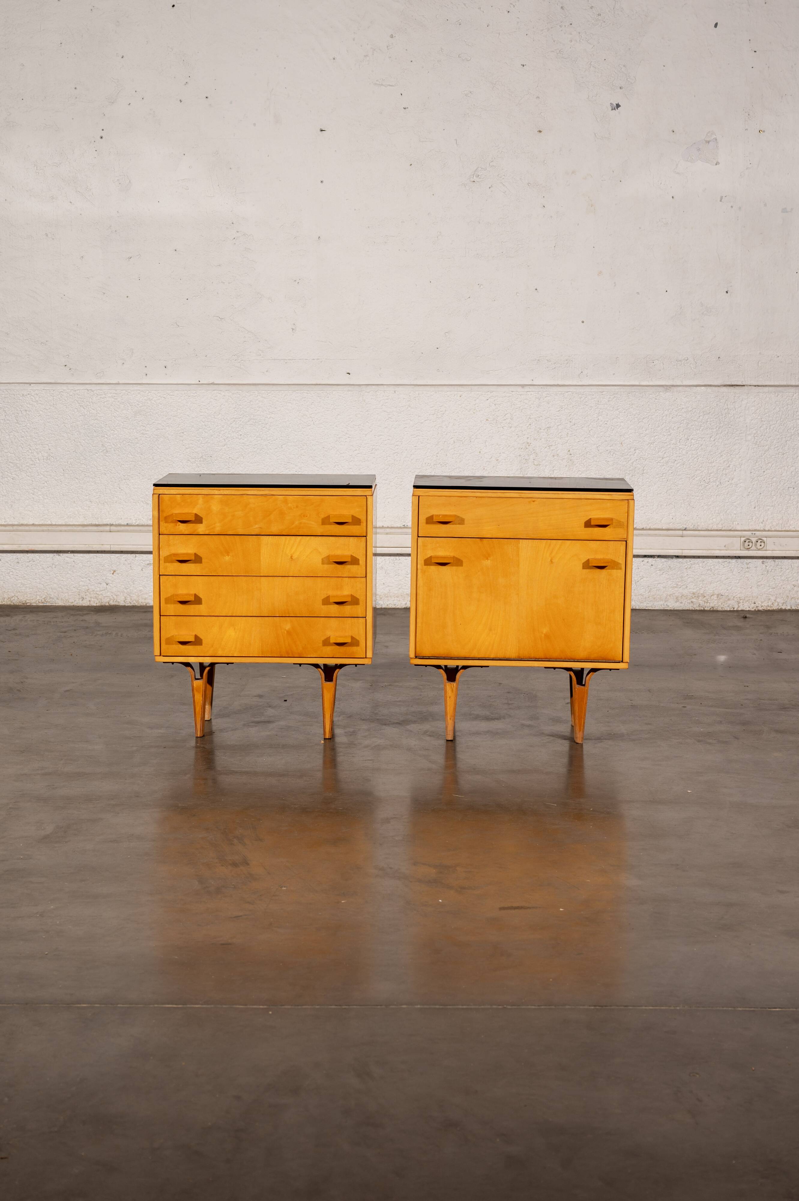 Pair of czech bedside tables