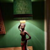 60'S ceramic vintage lamp