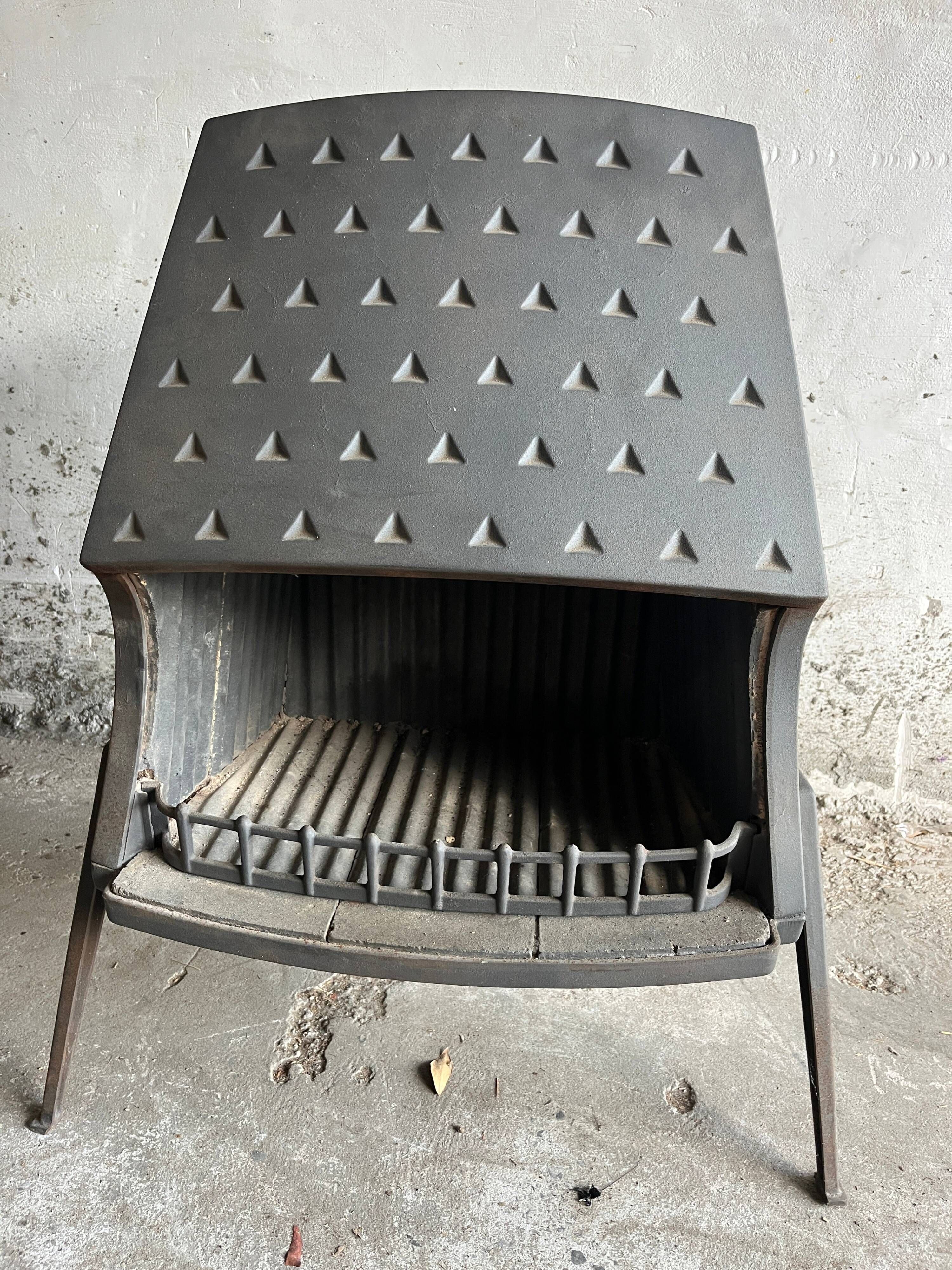 Vintage open fireplace stove Morsø
