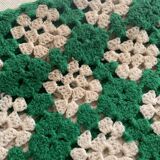 Plaid 70's bedspread