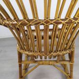Rocking-flesh rattan vintage