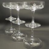 Set of 6 champagne glasses