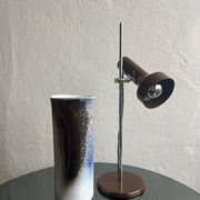 Vintage Mid-Century Modern Ceramic Vase, Hand-Painted,  Italian Pino Castagna