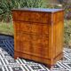 Commode coiffeuse, système en chemin de fer