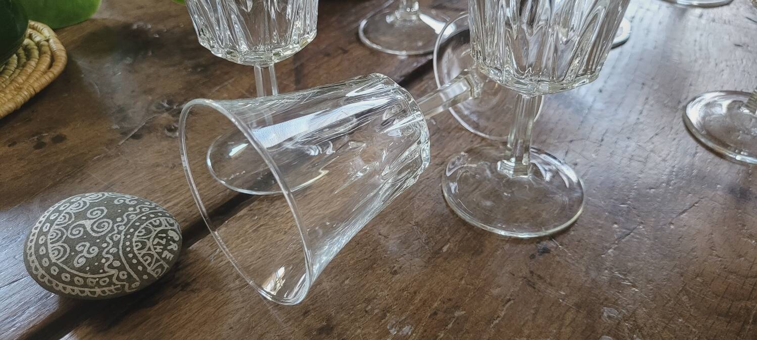 Verres à pied 70's