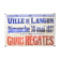 Poster "Great Regatta" - City of Langon - 1937
