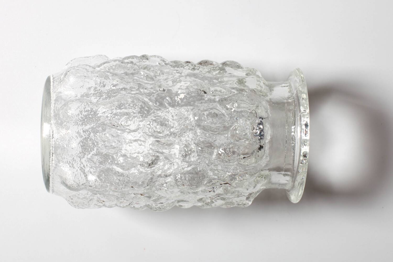 Vintage Pressed Glass Bubble Vase: Vladislav Urban Design, Czech Republic