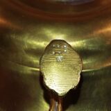 Former great chiseled bronze dish