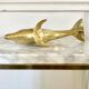 Vintage brass dolphin