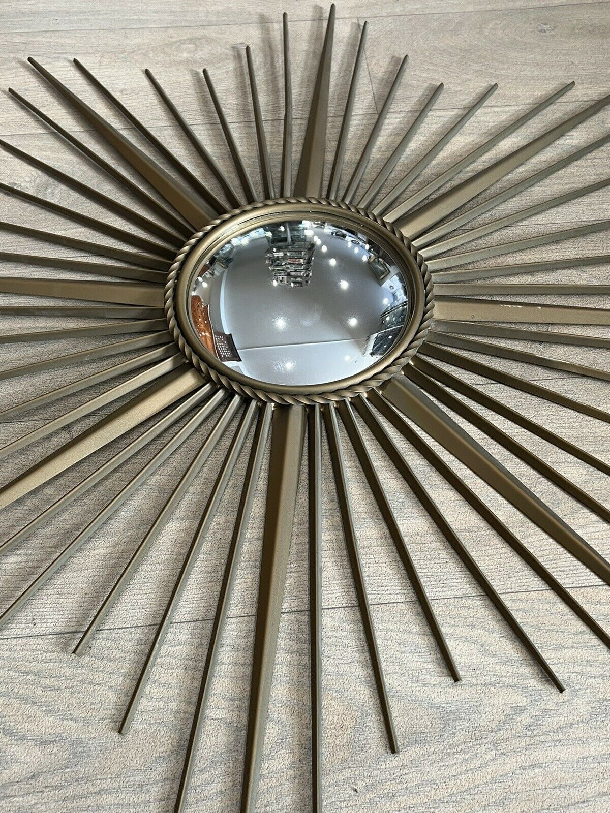 Curved mirror old witch's eye sun 86 cm