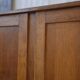 Oak armoire reconstruction by René Gabriel 1950s