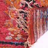 Colourful hallway rug - 258 x 76 cm