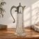 Large antique cut glass and silver-plated jug – English manufacture – 32 cm